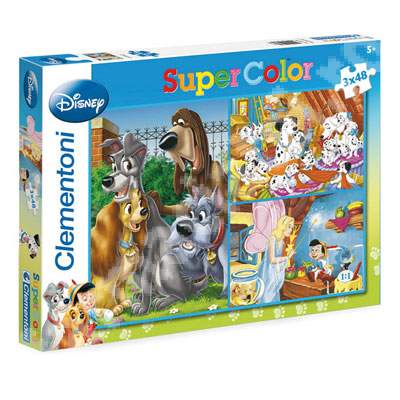 Set puzzle 3 povesti, 3 puzzle x 48 piese, CL25186, Clementoni