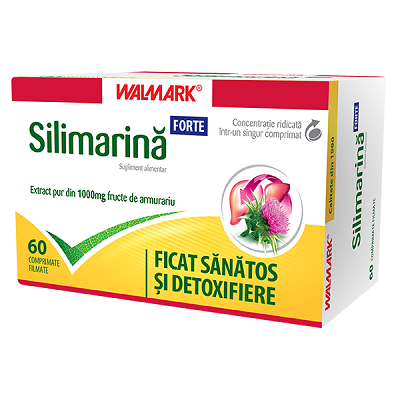 Silimarina Forte, 1000 mg, 60 tablete, Walmark