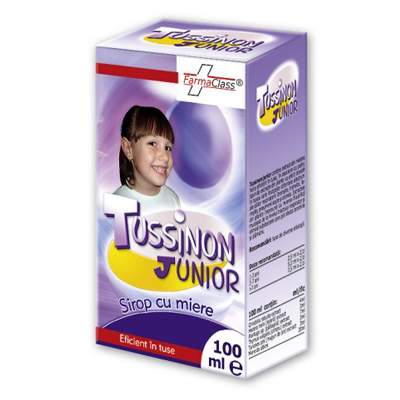 Sirop cu iedera si miere Tussinon Junior, 100 ml, FarmaClass