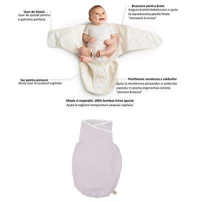 Sistem de infasare, Lightweight Lilac, +0 luni, SWLWLILAC, ErgoBaby