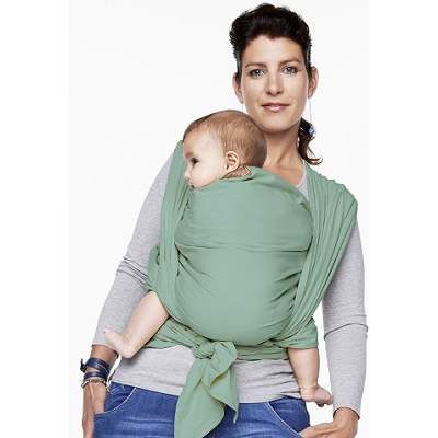 Sistem de purtare, Wrap Tesut Deluxe, Mint Green, 3.5-18 Kg, 60146, ByKay