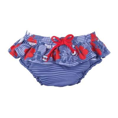 Slip de plaja cu protectie dubla fete, Model Hawaii Rouge, 3 ani, Archimede