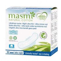Absorbante de noapte cu aripioare, 10 bucati, Masmi