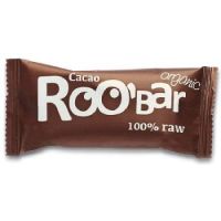 Baton Raw Bio cu cacao, 50 g, Roo'bar