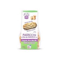 Biscuiti din orez cu migdale fara gluten si drojdie, 175 g, La Finestra Sul Cielo