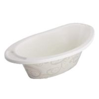 Cadita Style cu covoras antiderapant, Vintage White, +0 luni, Rotho BabyDesign