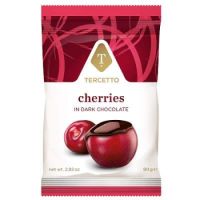 Cirese in ciocolata neagra fara gluten, 80 g, Tercetto
