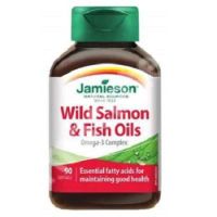 Complex Omega-3 din ulei de somon salbatic si peste, 90 capsule, Jamieson
