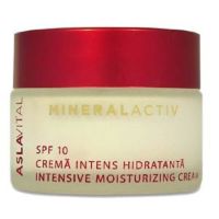 Crema intens hidratanta SPF 10 AslaVital, 50 ml, Farmec
