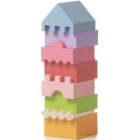 Cuburi Lemn Constructii Turn, +18luni, 11339, Cubika
