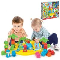 Cuburi moi Parcul Dinozaurilor, +18luni, CL17079, Clementoni