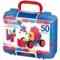 Cutie cuburi de construit, +24 luni, 50 piese, Bristle Blocks