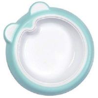 Farfurie anti-alunecare, Bleu, +4 luni, B005205, Badabulle