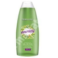 Gel de dus cu extract de ceai verde, Full of Energy Gerovital, 250 ml, Farmec