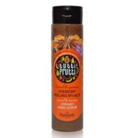 Gel de dus exfoliant cu aroma de caramel si scortisoara,Tutti Frutti, 250 ml, Farmona