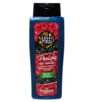 Gel de dus Peeling Mure si Zmeura Tutti Frutti, 100 ml, Farmona