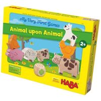 Joc de constructie Primul meu joc - Piramida animalelor, 2ani+, Haba