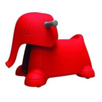 Jucarie cu roti Yetizoo Elefant Rosu, 7630, Prince Lionheart