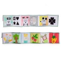 Jucarie 3 in 1 pentru landou- Carticica hazlie, 0 luni+, Taf Toys