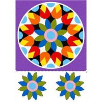 Mandala, planse de desenat, 5 bucati, Sabbiarelli