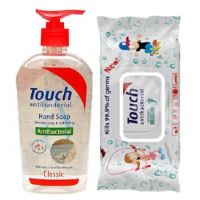 Oferta Pachet Sapun lichid Classic si servetele, Touch