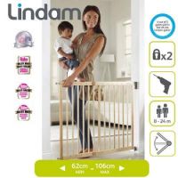 Poarta de siguranta extensibila din lemn, 447, Lindam
