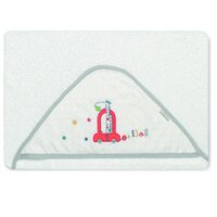 Prosop de baie cu gluga Big Car, 100 x 100 cm, Pirulos