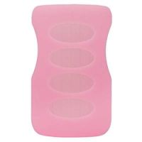 Protectie mare silicon pentru biberon roz, AC087, Dr. Browns