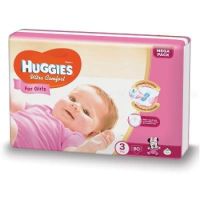 Scutece  Ultra Comfort Girl Nr. 3, 5 -9 Kg, 80 bucati, Huggies