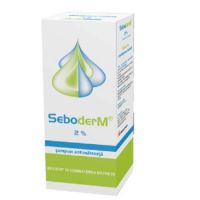 Sampon antimatreata Seboderm, 2% ketoconazol, 125 ml, Slaviapharm