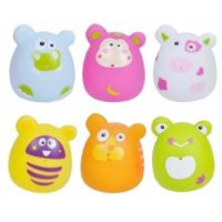 Set 6 jucarii de baie Animalute Haioase, 37012, Escabbo