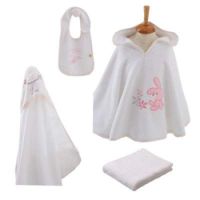 Set de baie, Happy Animals, +0 luni, Ecocotton