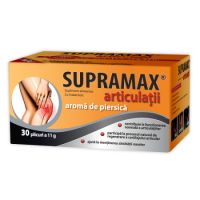 Supramax articulatii cu aroma de piersica, 30 plicuri, Zdrovit