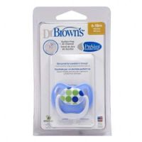 Suzeta din silicon nivel 2 albastra Prevent, 6-18 luni, PV21404, Dr. Browns