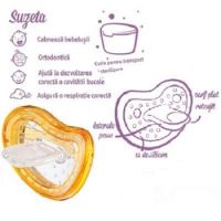 Suzeta Orange Ortodontica si suport, +18luni, 2buc, Curaprox