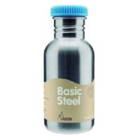 Recipient din inox cu capac albastru Plain, 500 ml, Laken
