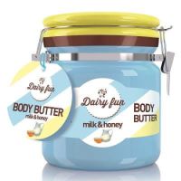Unt de corp cu lapte si miere Dairy Fun, 300 g, Delia Cosmetics