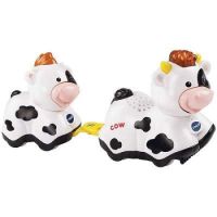 Vacuta cu vitel Toot Toot Animals, +1an, VT165203, Vtech