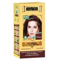 Vopsea de par 100% vegetala bio, nuanta Mahogany, Indus Valley