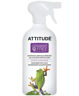 Solutie de indepartat depunerile de calcar din baie, cu coaja de citrice, 800ml,Attitude