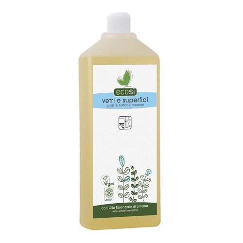 Solutie Eco pentru geamuri si suprafete Ecosi, 1000 ml, Pierpaoli