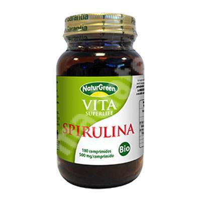 Spirulina Bio, 180 capsule, Naturgreen