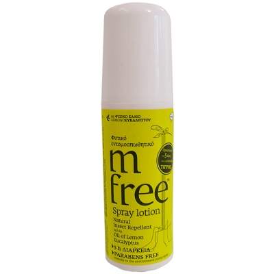 Spray lotiune cu efect repelent pentru insecte, 80 ml, M Free