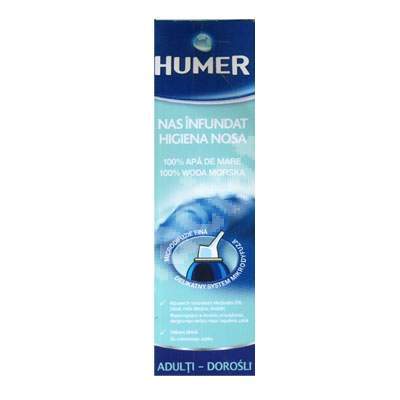 Spray Nazal Adulti cu Apa De Mare, 150 ml, Humer