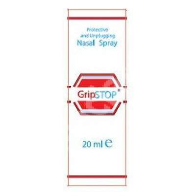 Spray nazal decongestionant si protectiv GripStop, 20 ml, Plantamed