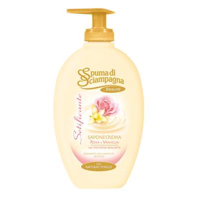 Spun cremos pentru maini cu vanilie si trandafiri, 400 ml, Spuma di Sciampagna