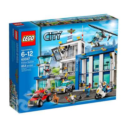 Statie de politie City 6-12 ani, L60047, Lego