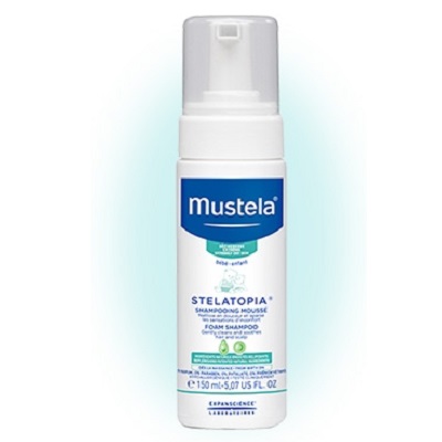 Stelatopia Sampon spuma pentru nou nascuti si copii, 150ml, Mustela