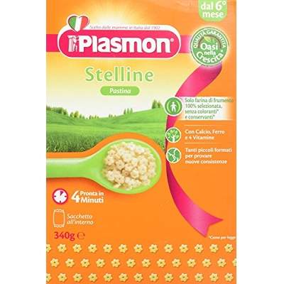 Paste Stelline, +6 luni, 300 g, Plasmon