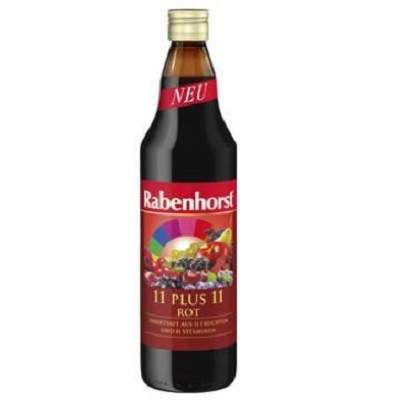 Suc Bio 11 fructe si 11 vitamine, Rosu, 750 ml, Rabenhorst